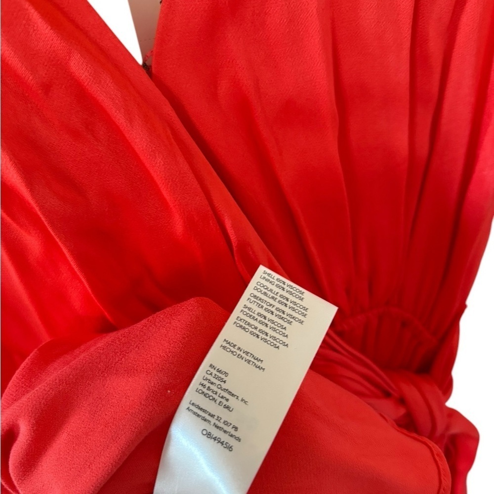 Anthropologie Maeve NEW Open Back Wrap MIDI Dress - Picture 9 of 10